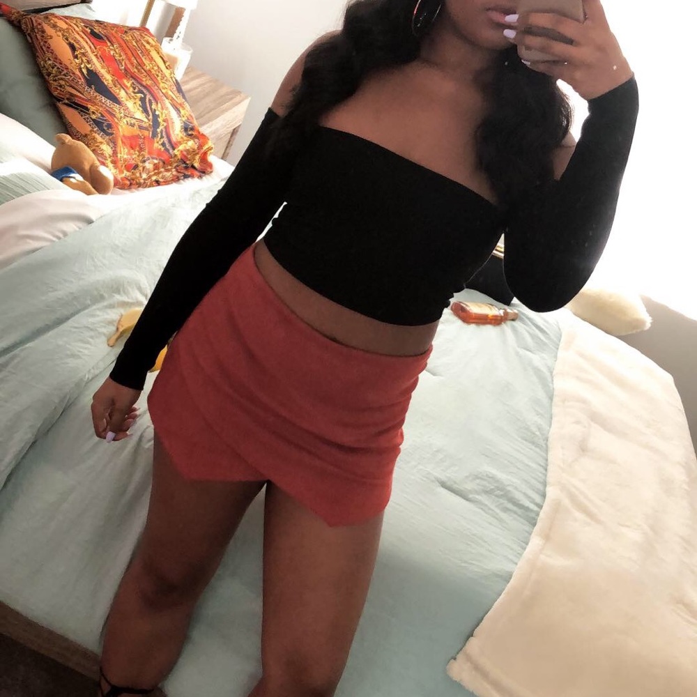 Orange Skort